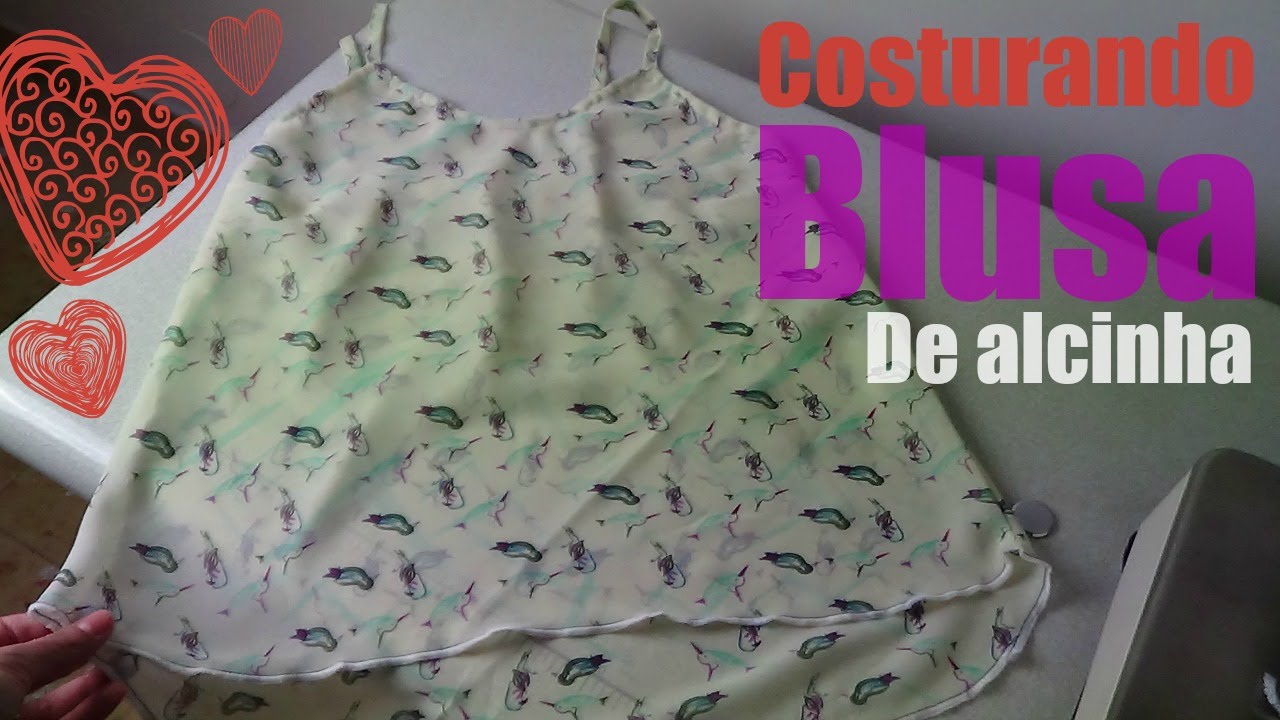 Costurando Blusa de alcinha | ModaByNill