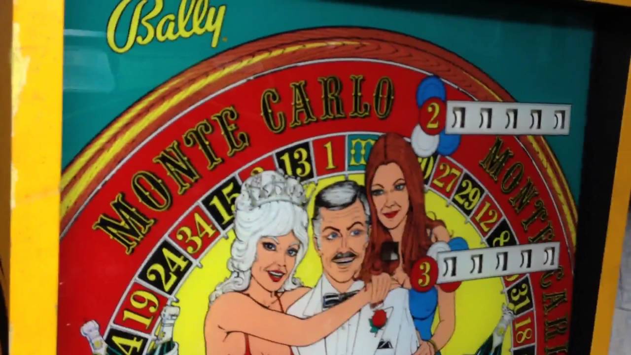 Bally Monte Carlo Pinball 1973 - Unique Skill level Setting Jones plugs