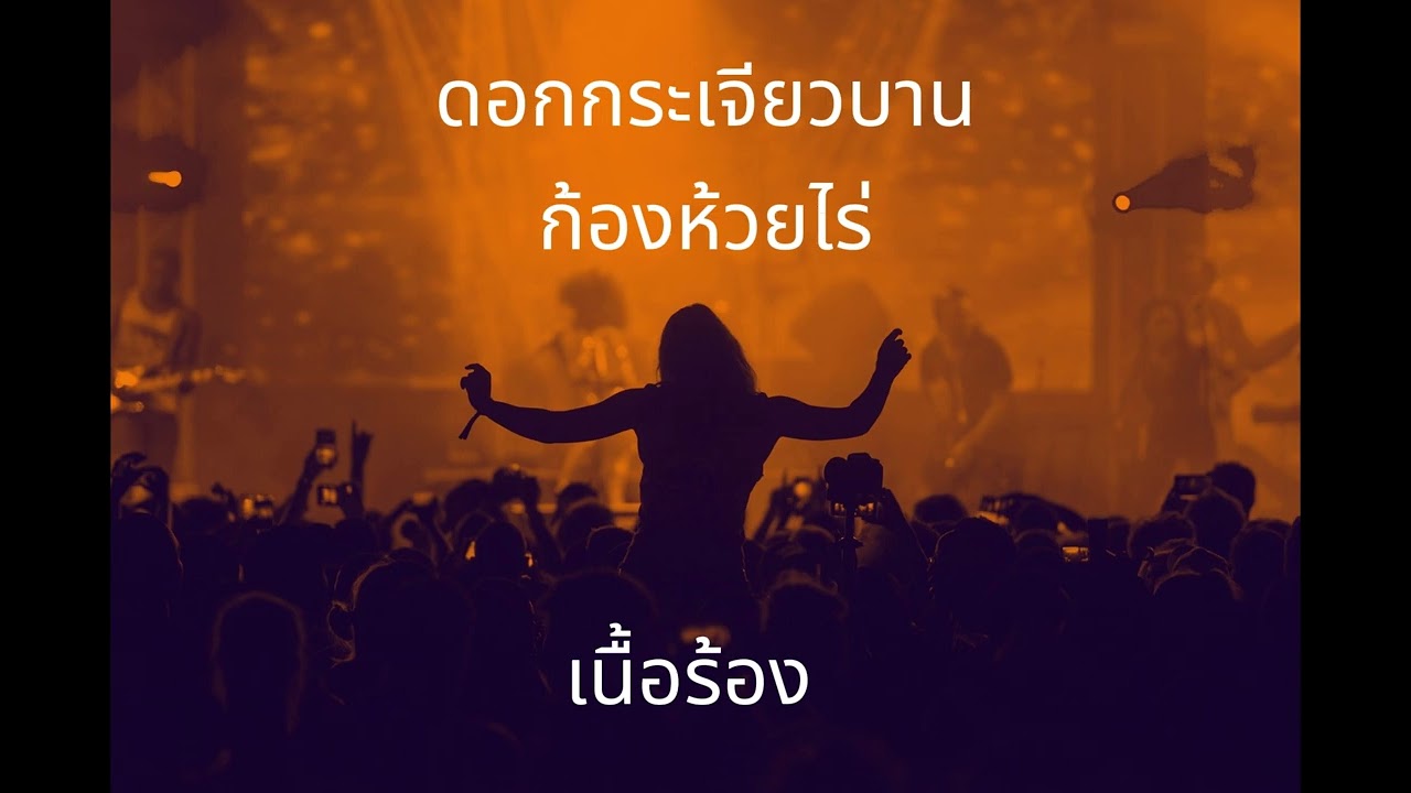 🎵 ดอกกระเจียวบาน – ก้อง ห้วยไร่ (เนื้อร้อง)