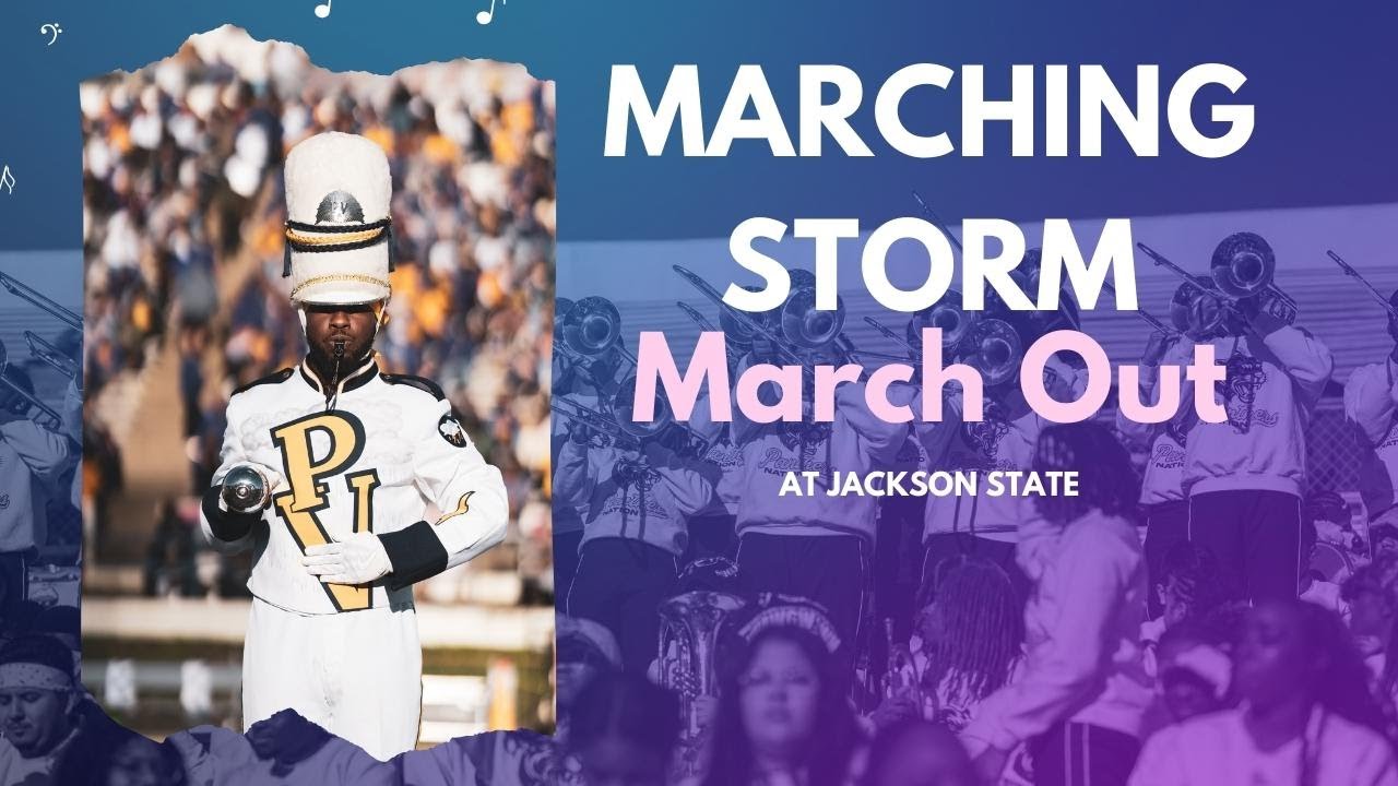 March Out at JSU | PVAMU Marching Storm | 2025