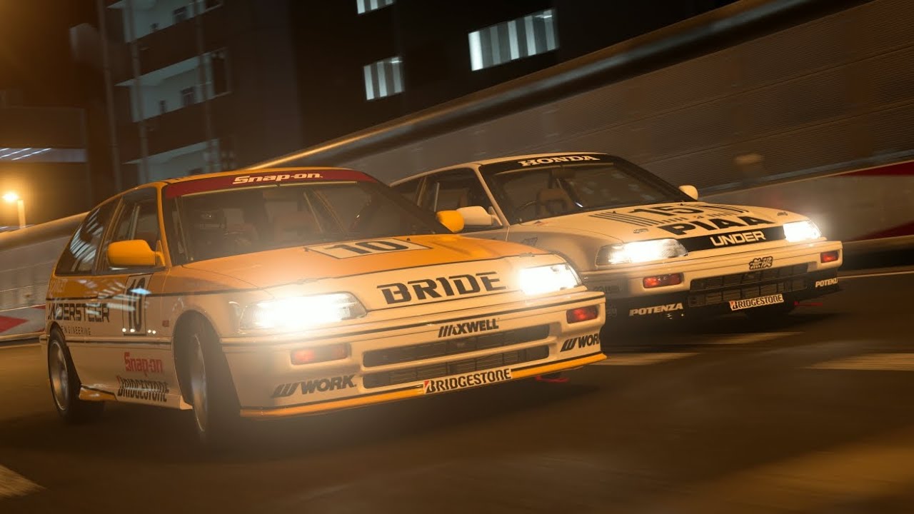 【GT7/パワーパック】グランドシビック Si Extra (EF) - シビックレース 90's - 東京エクスプレスウェイ・中央ルート外回り