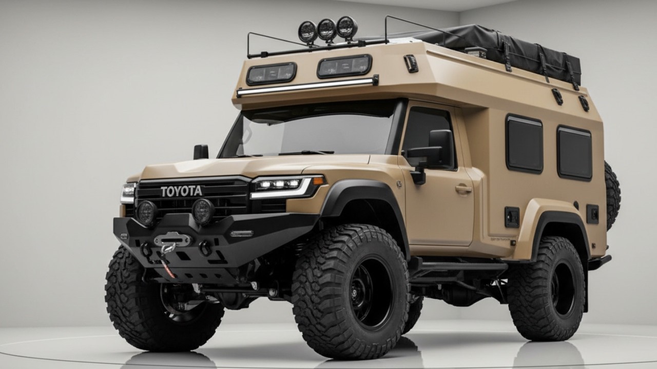Toyota Camper Truck 2026 — Luxury Showroom Beast Built for Off-Grid Domination ( AI Concept)