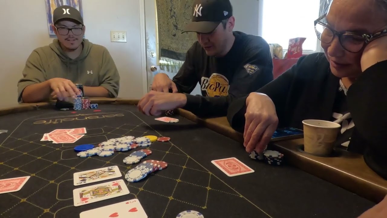 All checked so i played the position and made an info bet.... and i sure got my info LOL