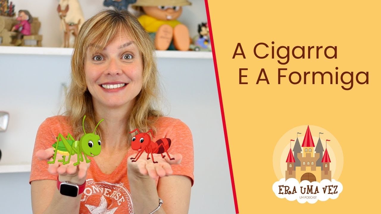 A CIGARRA E A FORMIGA - Fábula do esopo para crianças
