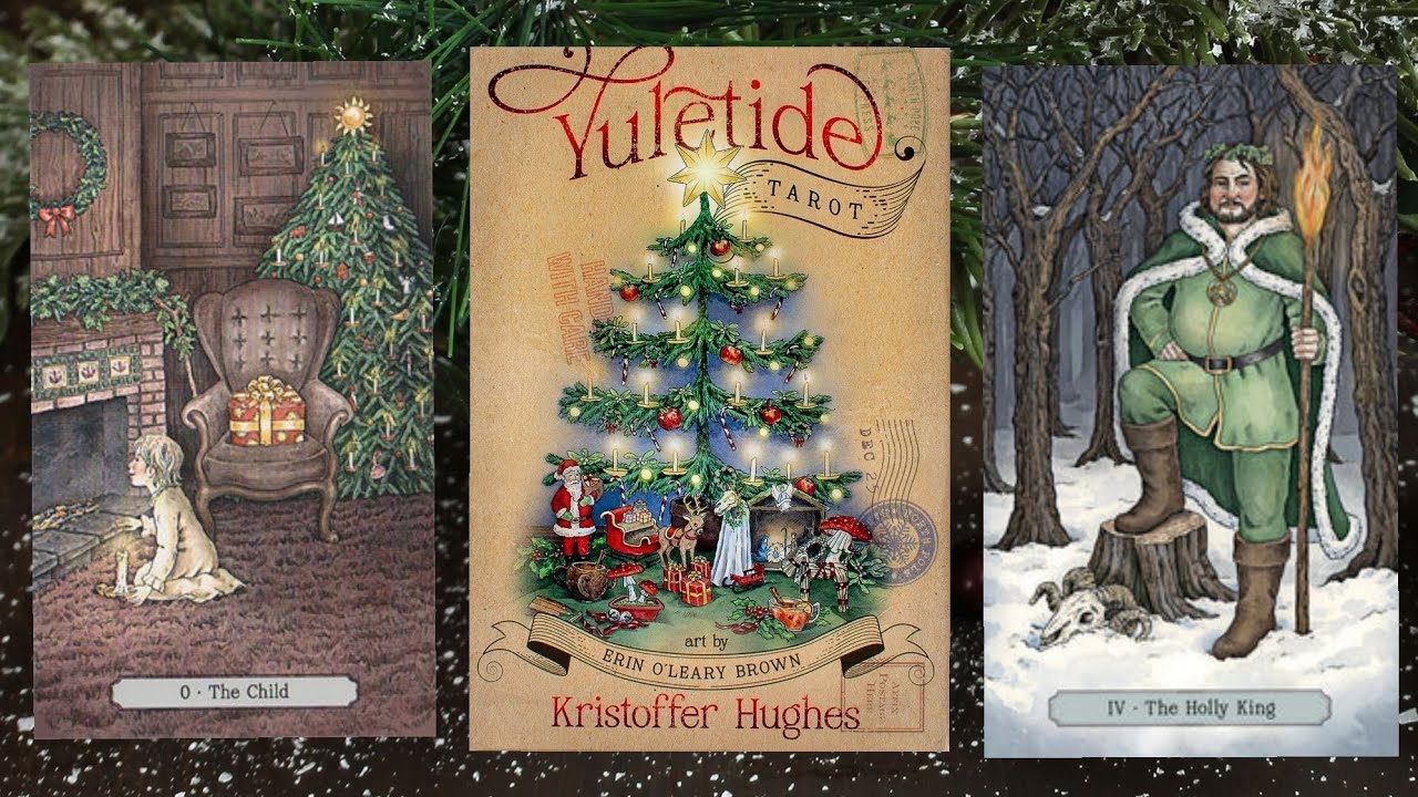 🎄🎁 Le magnifique Yuletide Tarot de Kristoffer Hughes 🎁🎄