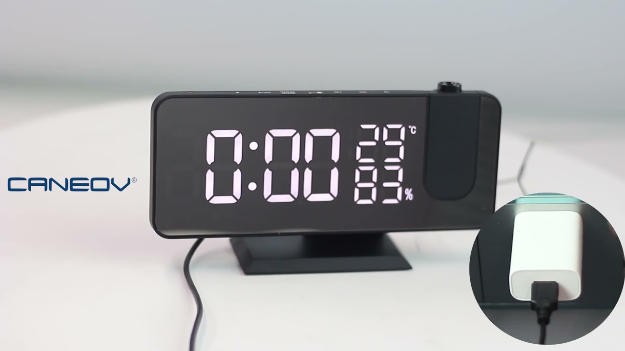Radio projection alarm clock