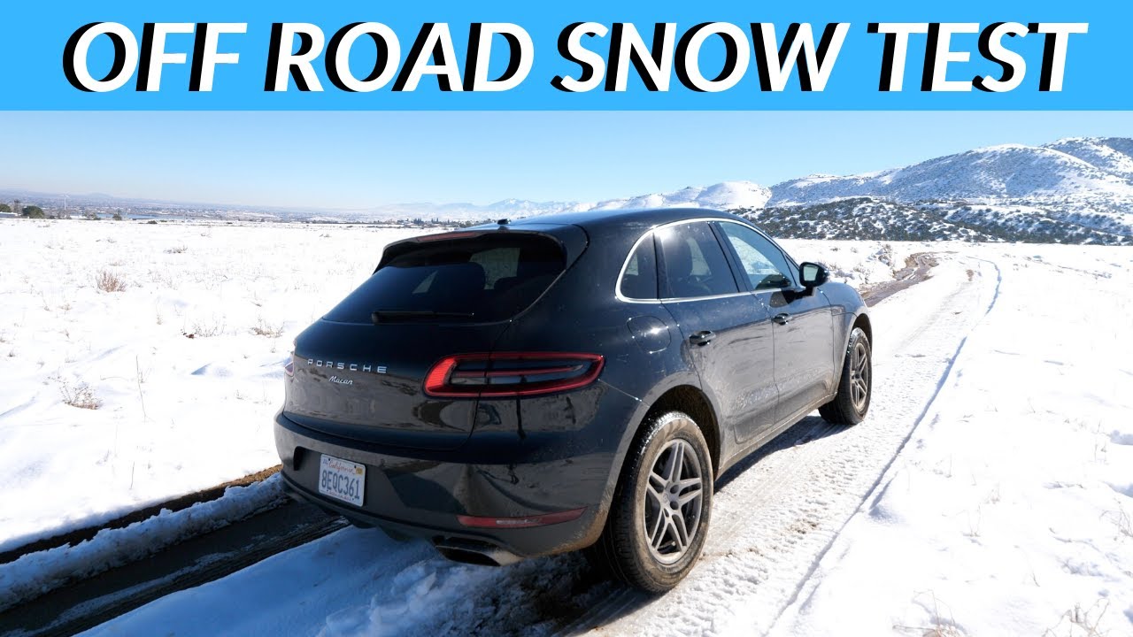 I STOLE MY WIFES CAR AND TOOK IT OFF ROADING! PORSCHE MACAN SNOW DAY