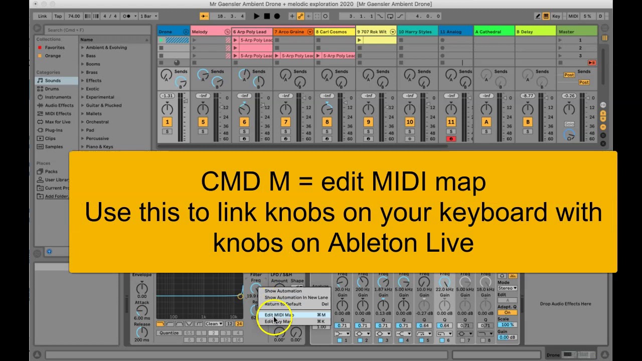 Ableton Live 10 Auto Filter