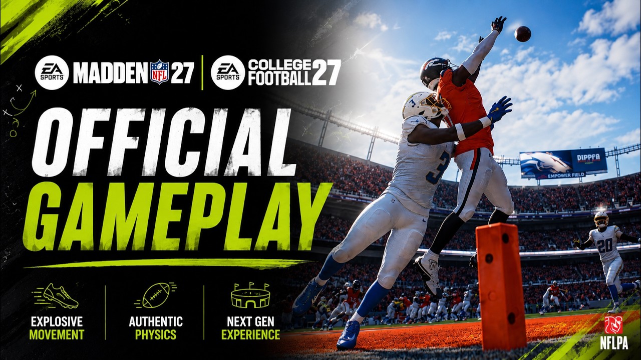 Madden NFL 27 и College Football 27 &mdash; геймплей