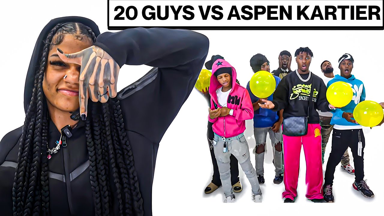 20 GUYS VS 1 RAPPER: ASPEN KARTIER