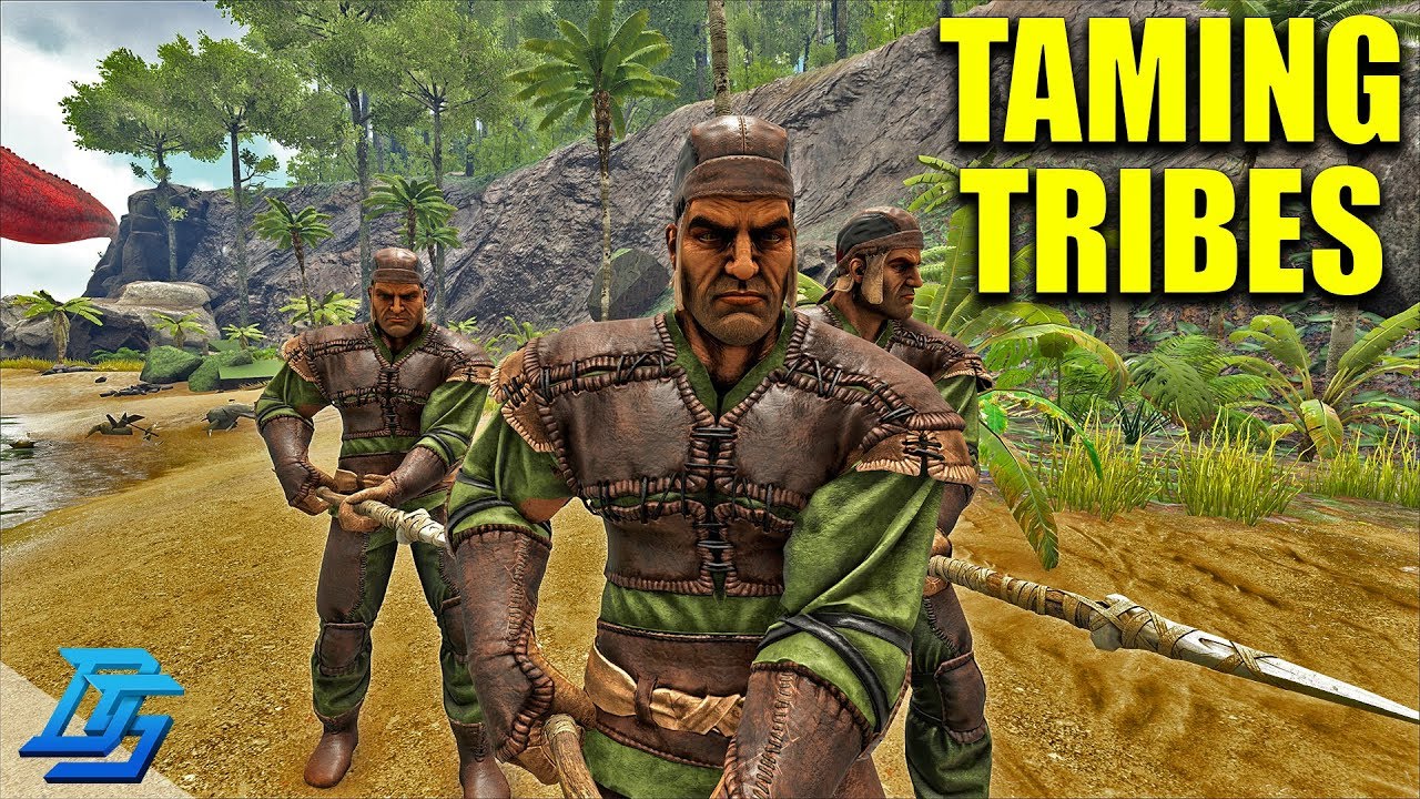 TAMING TRIBE PEOPLE, MESSIN' W/ WYVERN! - Ark Survival Evolved - Extinction Core - (Ark Modded)