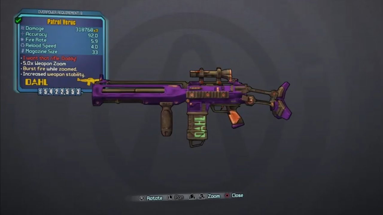 Veruc Assault Rifle | Legendary Loot | Borderlands 2