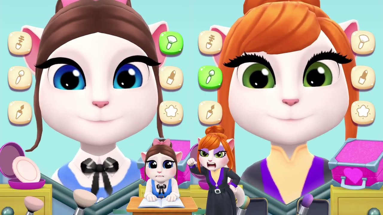 Sad School Story: Angry Teacher and Poor Angela | My Talking Angela 2
