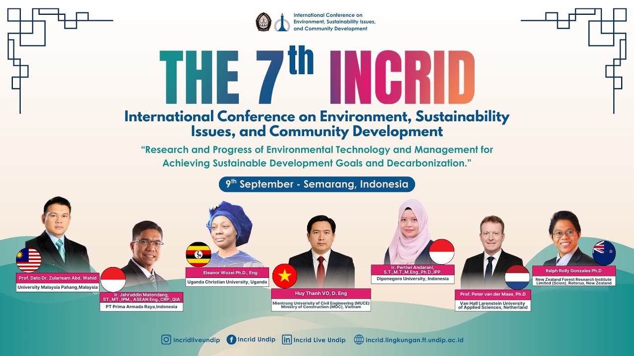 The 7th INCRID 2025 | Faculty of Engineering UNDIP
