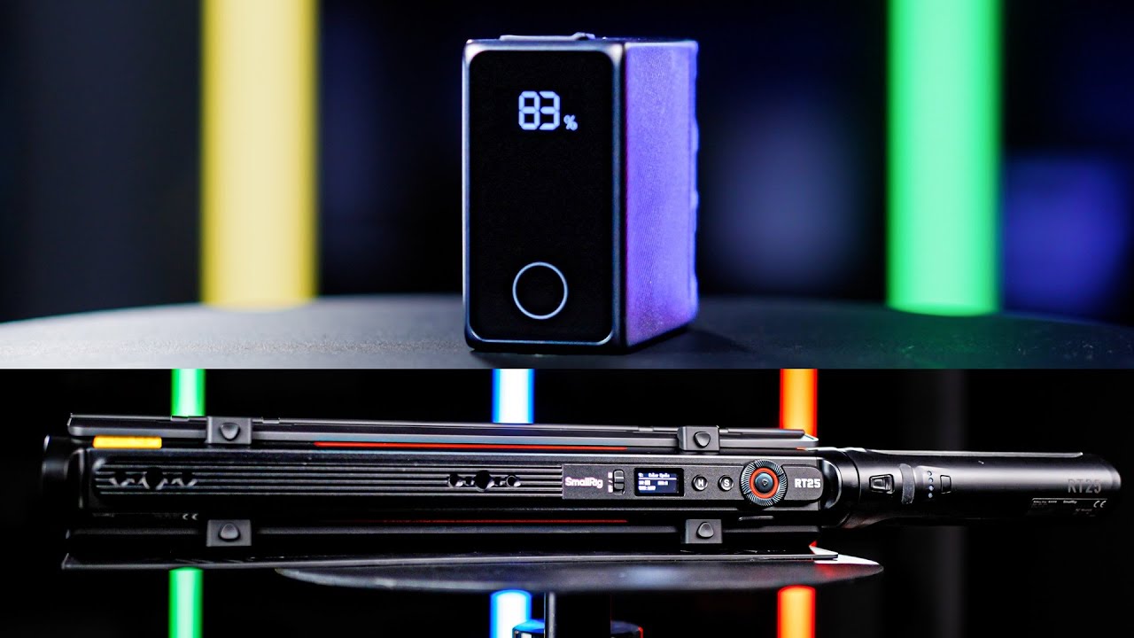SMALLRIG RT25 RGB TUBE LIGHT AND SMALLRIG NP-F970  USB C RECHARGABLE CAMERA BATTERY REVIEW