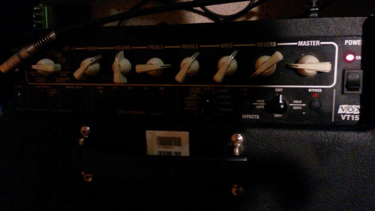 HELP Vox VT15 unusual fault