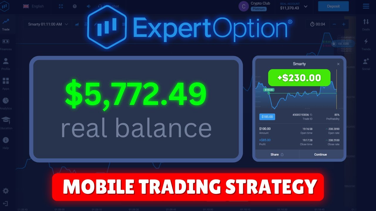 Expert Option $10 to $5772 Trading Strategy | Expert Option Moving Average Trading Strategy