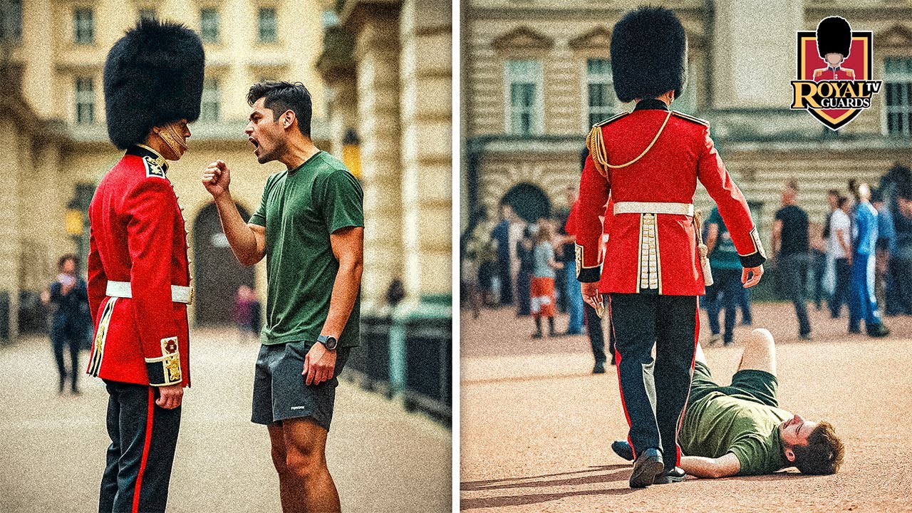 Когда королевская гвардия не проявляет милосердия к глупым туристам, не являющимся британцами!