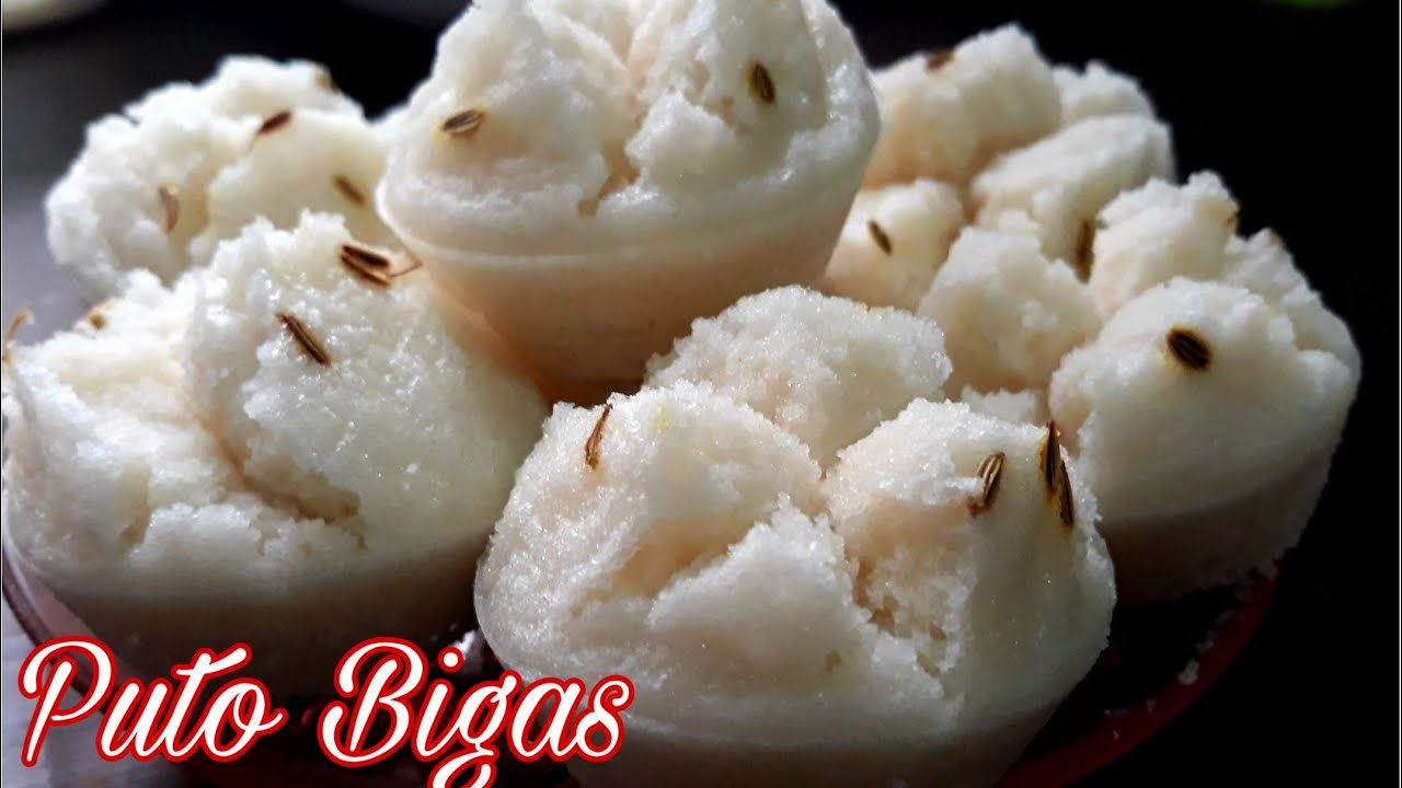 Puto Bigas(Pinoy kakanin)Ligong in waray/Rice puto/More info in the description..pls like and share