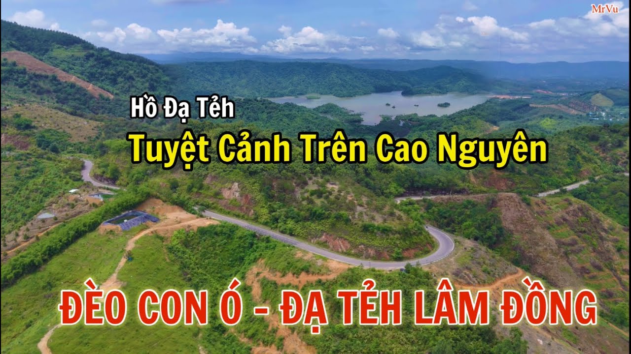 Vượt Cung đường đèo Con Ó ở Đạ Tẻh Lâm Đồng : Đường ĐT 725 và cảnh đẹp trên cao nguyên lộng gió.