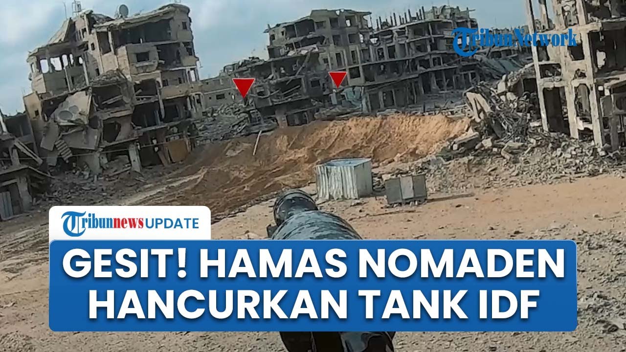 Lincahnya Brigade Al-Qassam Berpindah-pindah Gedung Hancurkan Tank-tank Tempur Israel di Gaza