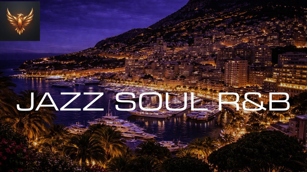 Smooth Jazz x R&B – Night Marina Glow for Quiet City Moments 🌙🛥️
