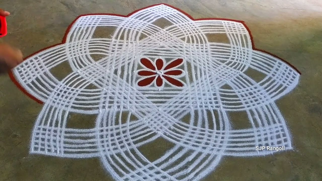 Maasi madham Rangoli 🌹simple design padi kolam 🌹Friday muggulu