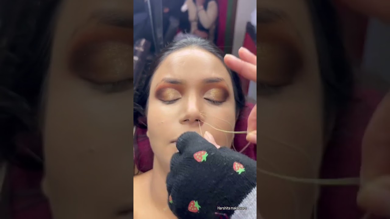 Nose pin nikalne ka aasan tarika #hairstyle #makeup #viralvideo #harshitamakeovers