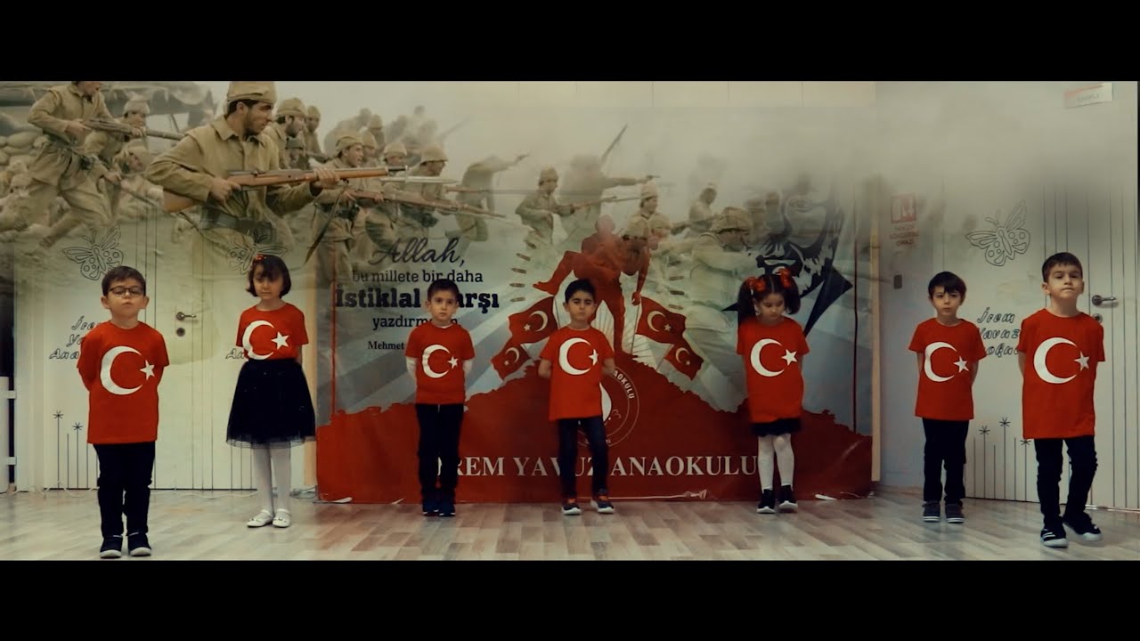 Gazi diyor Çanakkale geçilmez (Samsun Atakum İrem Yavuz Anaokulu)