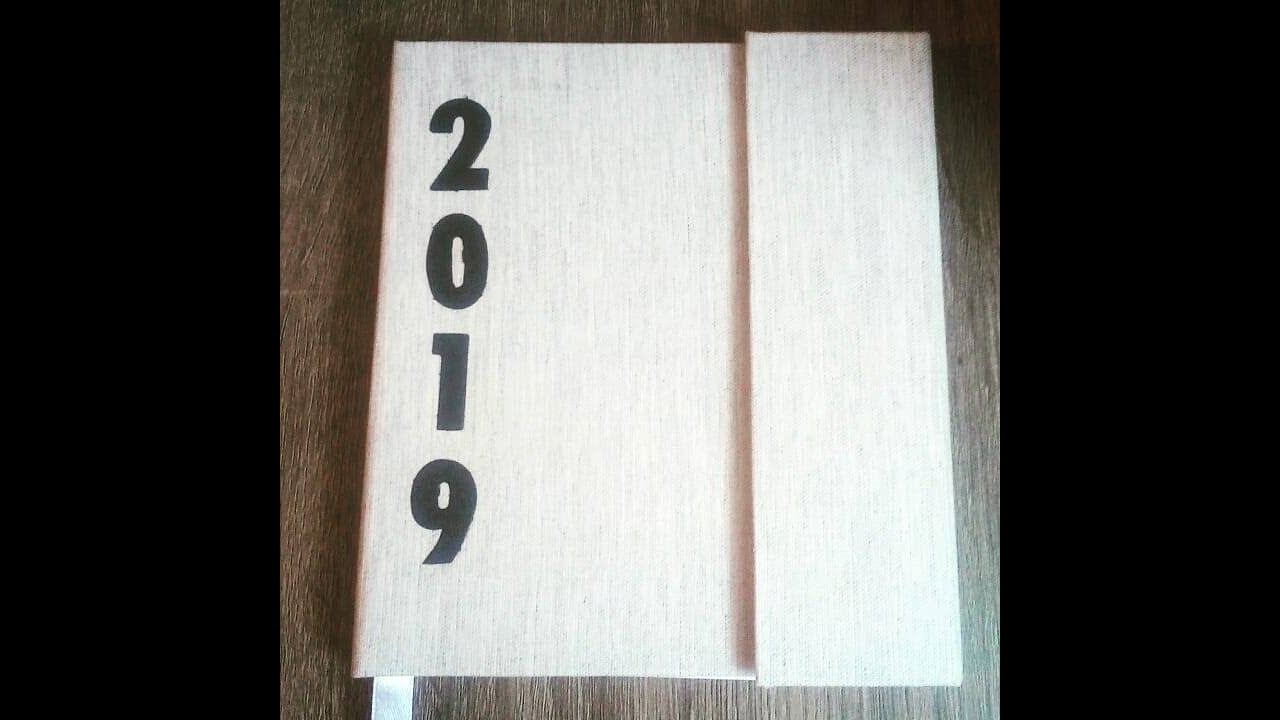 Tutoriel DIY #7 agenda 2019 de A à Z