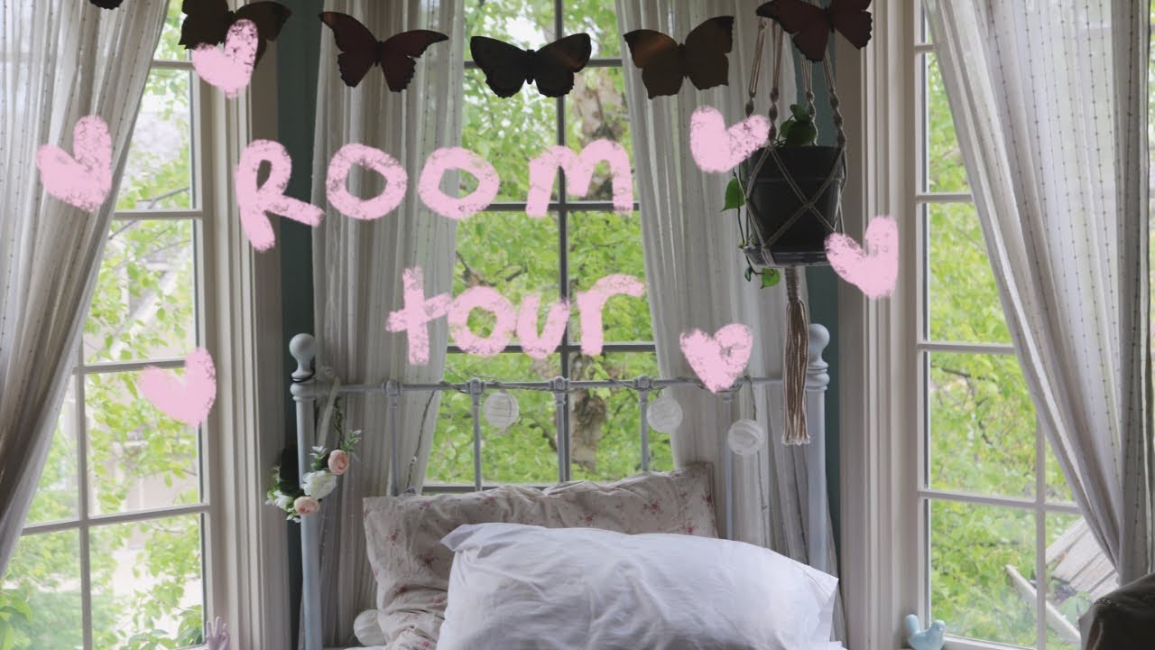 cottagecore aesthetic¿ room tour 👒🧸🧺🧚🏻