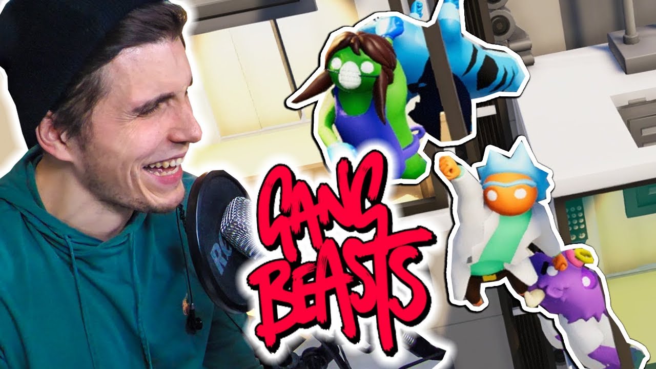 GLP verprügelt mich in einem FAHRSTUHL | GANG BEASTS