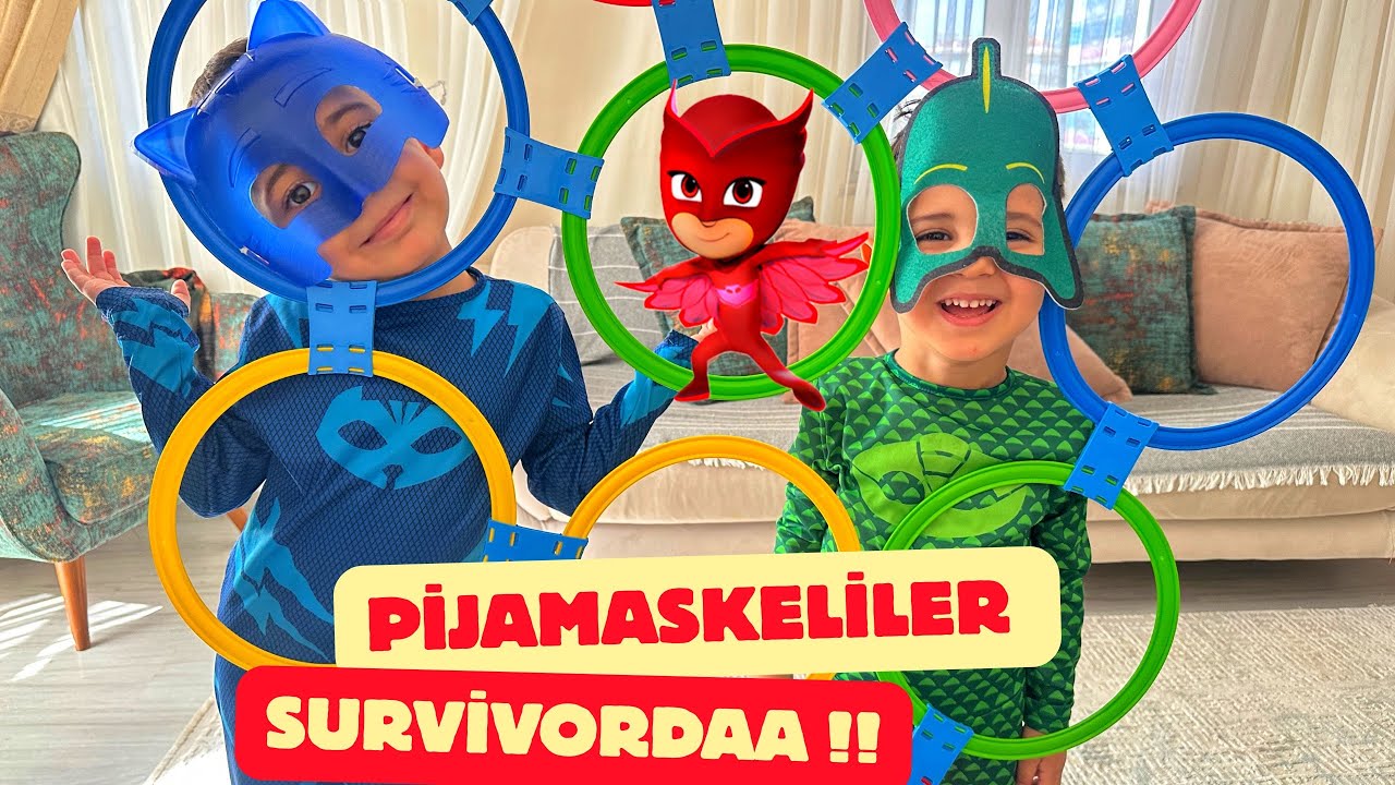 PİJAMASKELER SURVIVOR’DA! 🏝️
