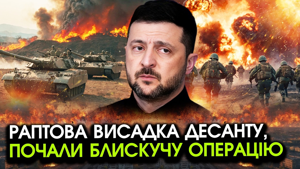 В ці секунди! ЗСУ обходять УКРІПЛЕННЯ рф під ЗАПОРІЖЖЯМ! Зносять все, висадка ДЕСАНТУ?! Гляньте