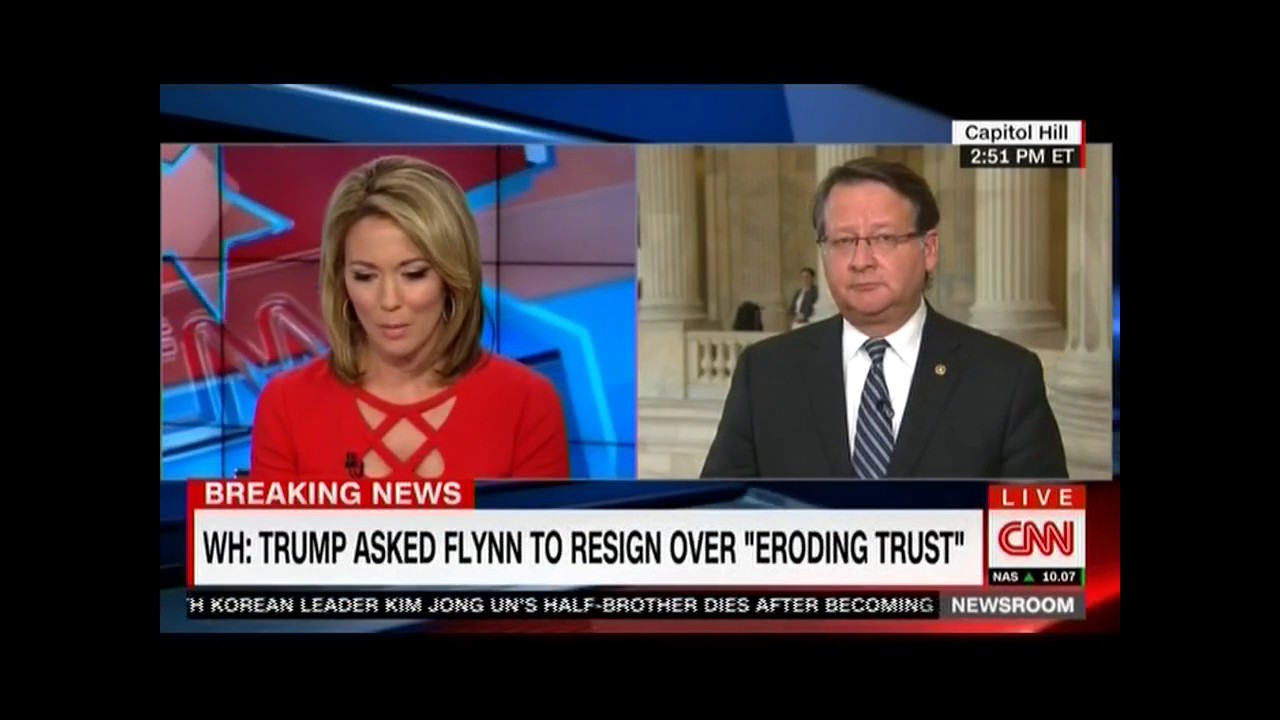 CNN: Peters Discusses Michael Flynn Resignation and Russian Interference in our Election