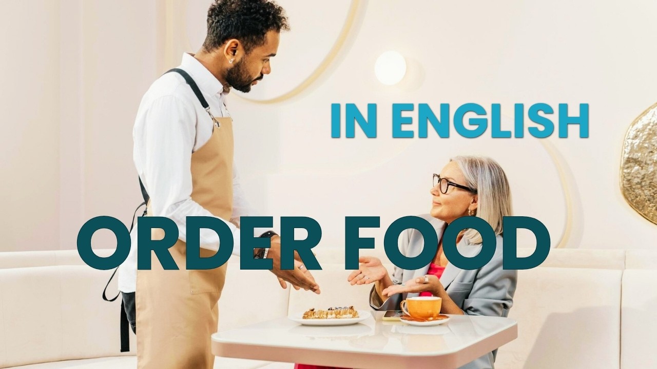 Speak English Slowly | Ordering Food at a Restaurant (Beginner Conversation Practice)