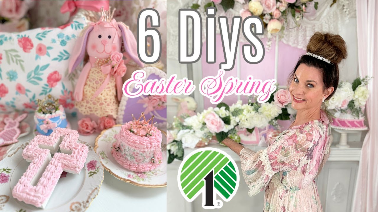 🐇NEW!!! 6 DIY DECOR CRAFTS SPRING/EASTER FLORAL GARLAND  🐇 Olivia's Romantic Home