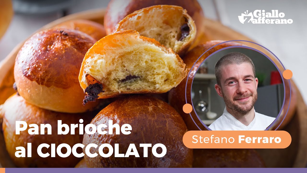 Мягкая и вкусная шоколадная бриошь, приготовленная шеф-кондитером Stefano Ferraro