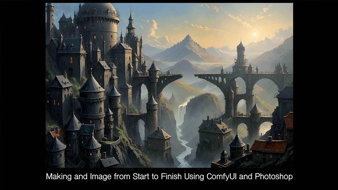 An Image from Start to Finish using Photoshop and ComfyUI