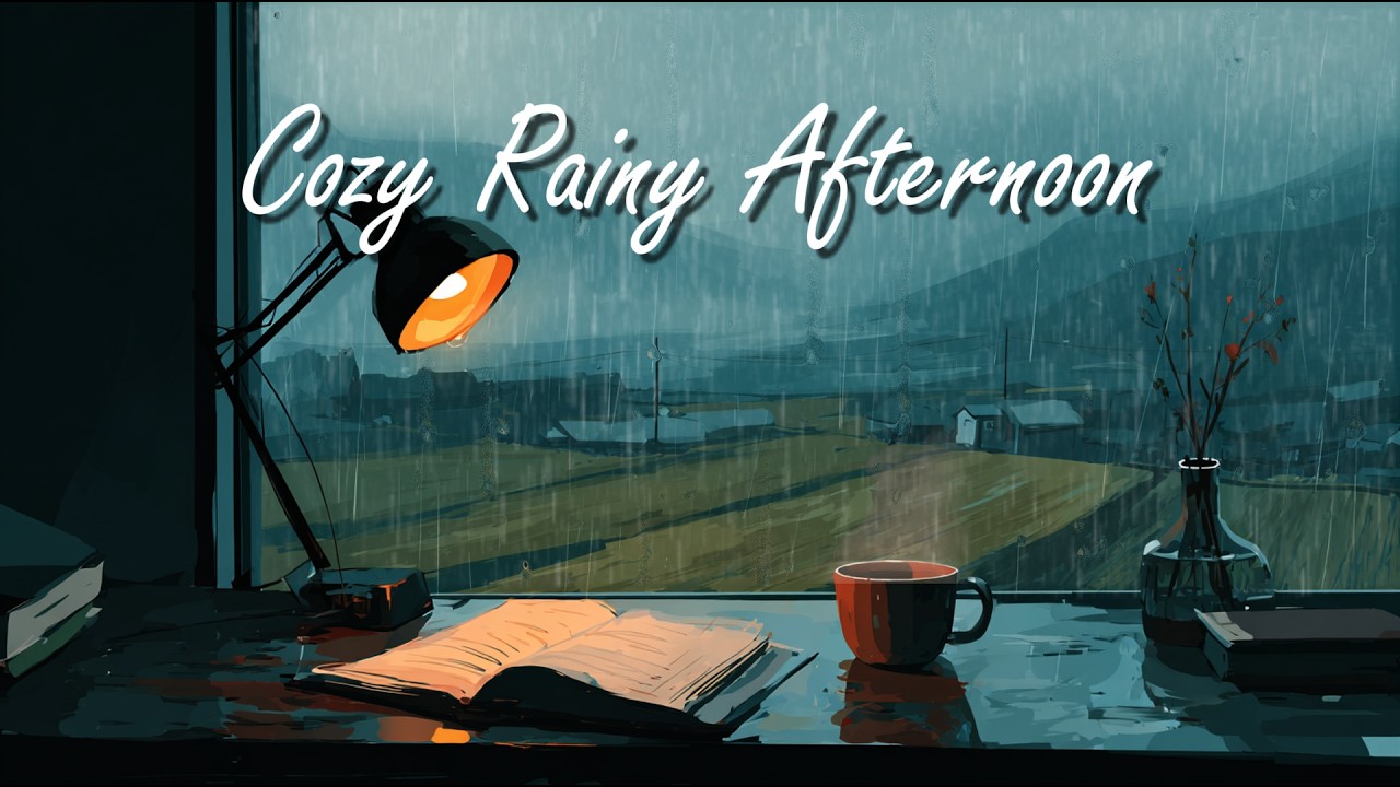 Rainy Window Study Piano | Calm Focus Music For Deep Work (2 Hours)
