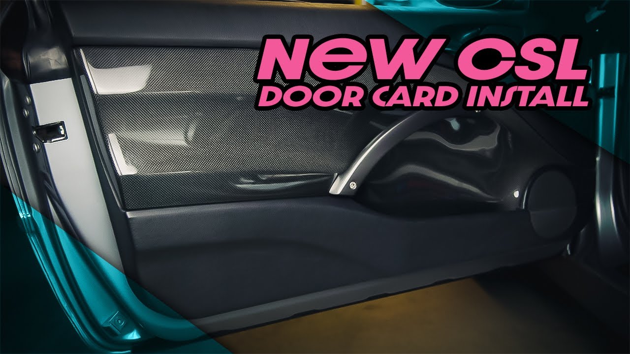 E46 M3 CSL Conversion - Door Cards and Mirror Wiring