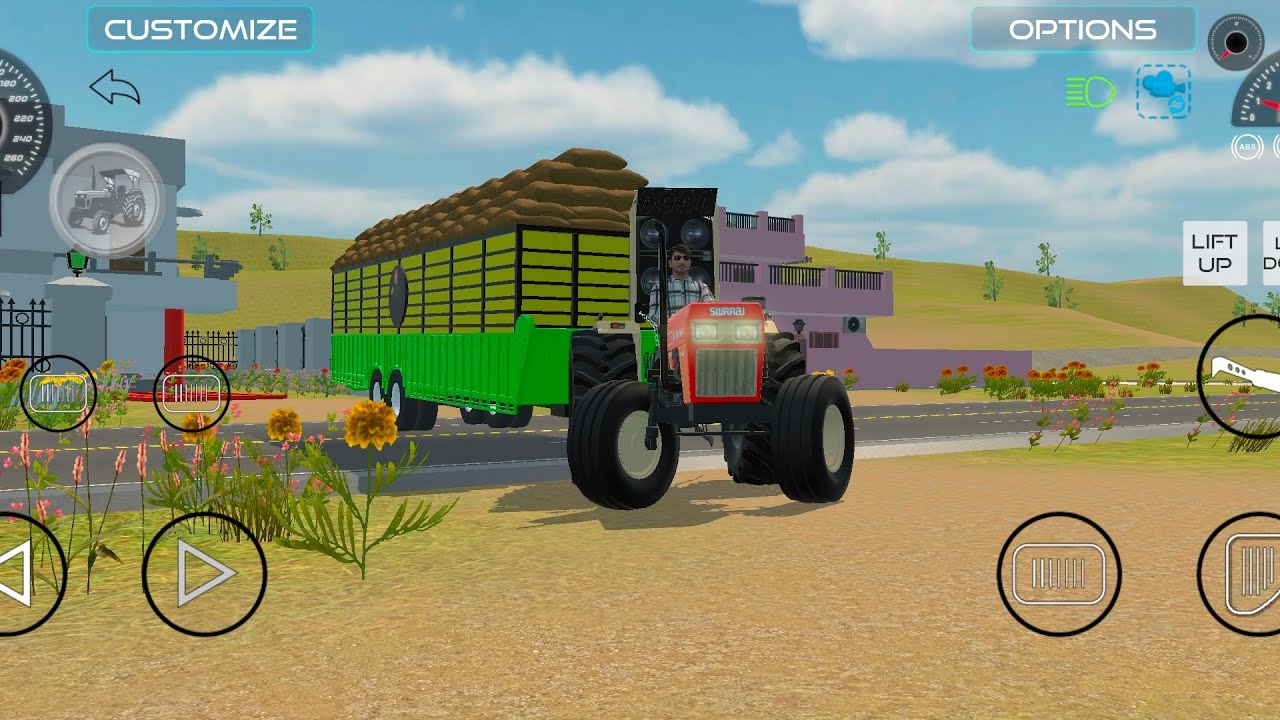 “Tractor Trolley Heavy Load Challenge | Tractor Game Gameplay”