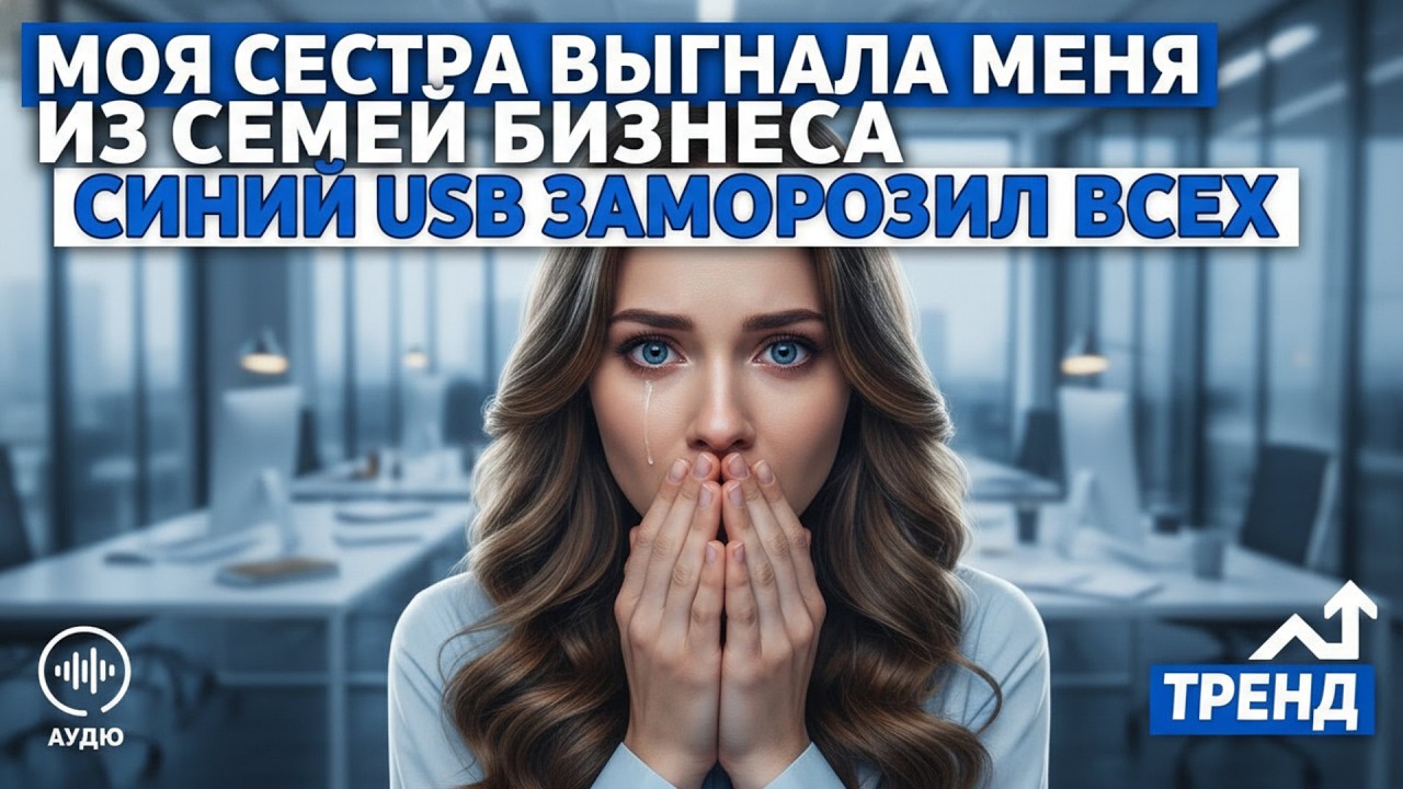 Сестра выгнала меня из семейного собрания по бизнесу — Синий USB заставил всех замереть.