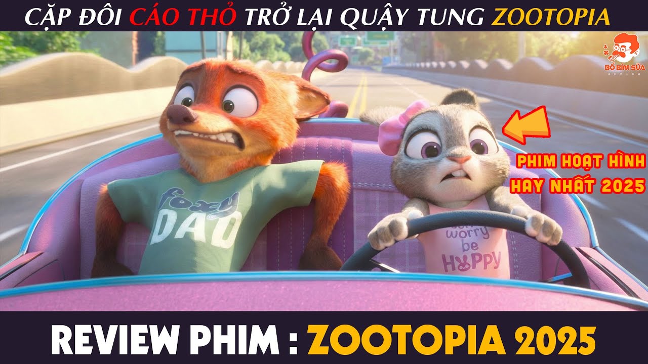 [Review Phim] ZOOTOPIA 2 - Cặp Đôi CÁO THỎ Một Lần Nữa Quậy Tung ZOOTOPIA
