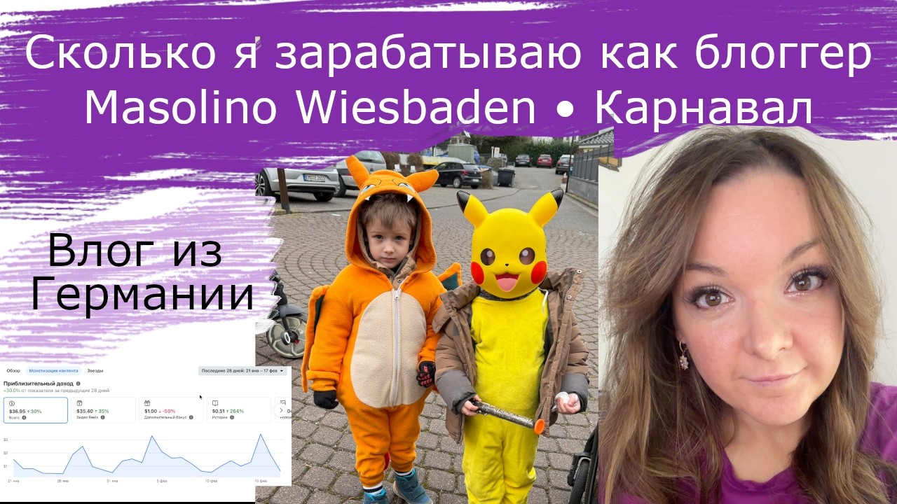 Зарплата БЛОГГЕРА • Masolino Wiesbaden • Карнавал