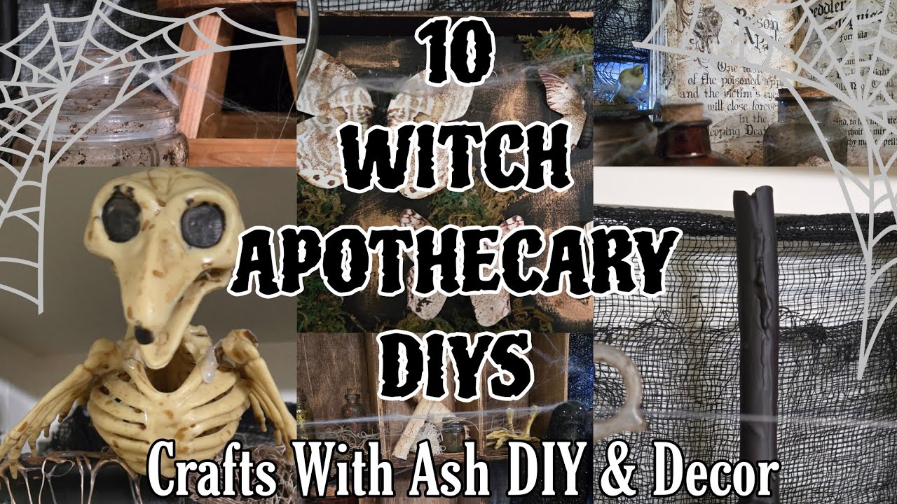 10 NEW Witch Apothecary DIYS | EASY, FUN & SPOOKY