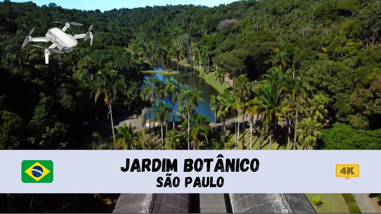 [4K] 🇧🇷 Jardim Botânico, São Paulo - by drone 🇧🇷
