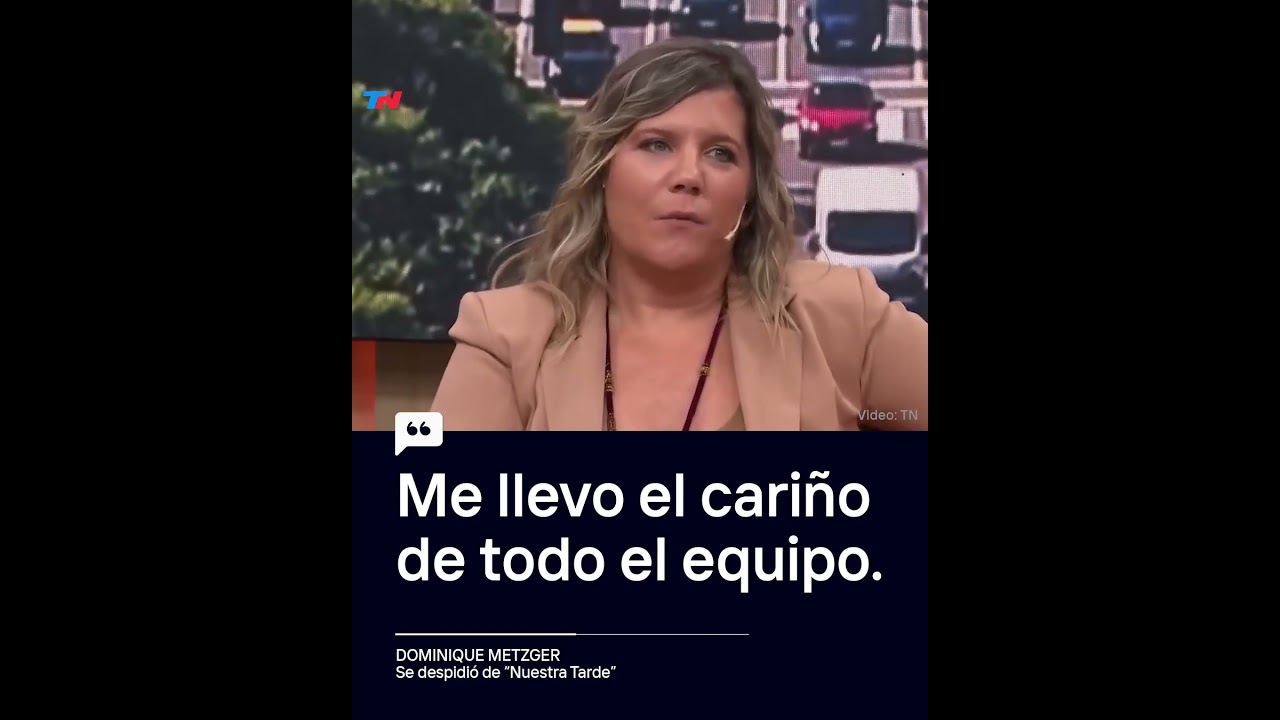 LA DESPEDIDA DE DOMINIQUE METZGER EN 