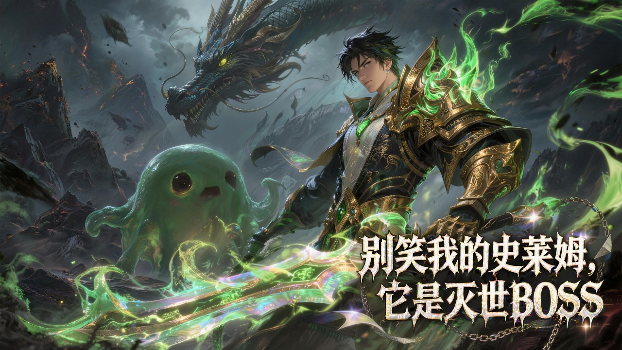 【Multi Sub】《別笑我的史萊姆，它是滅世 BOSS》覺醒 QQ 彈彈史萊姆，喜提全校最弱 SSS 級御獸師，受盡嘲諷，系統卻提示它是滅世級存在。#熱門漫畫#小說改編