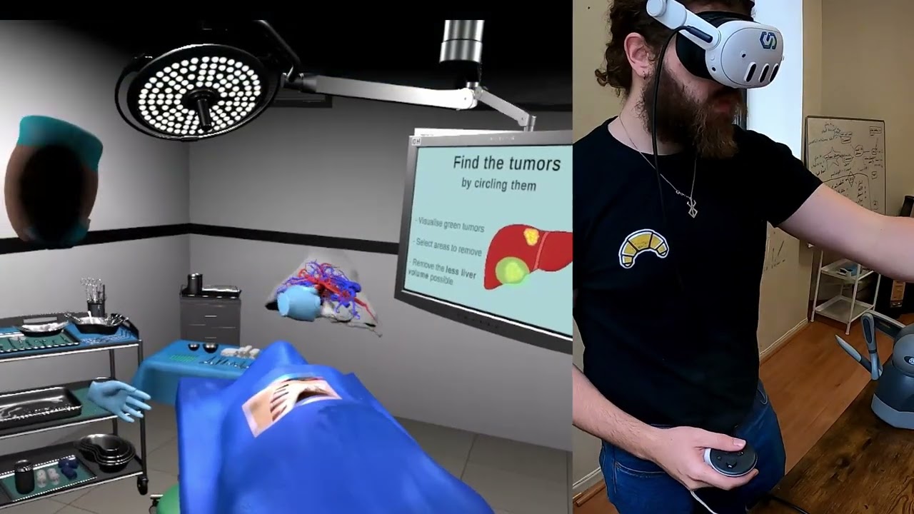 SurgiViz4D &ndash; Scenario 1: Liver Anatomy Exploration in Virtual Reality